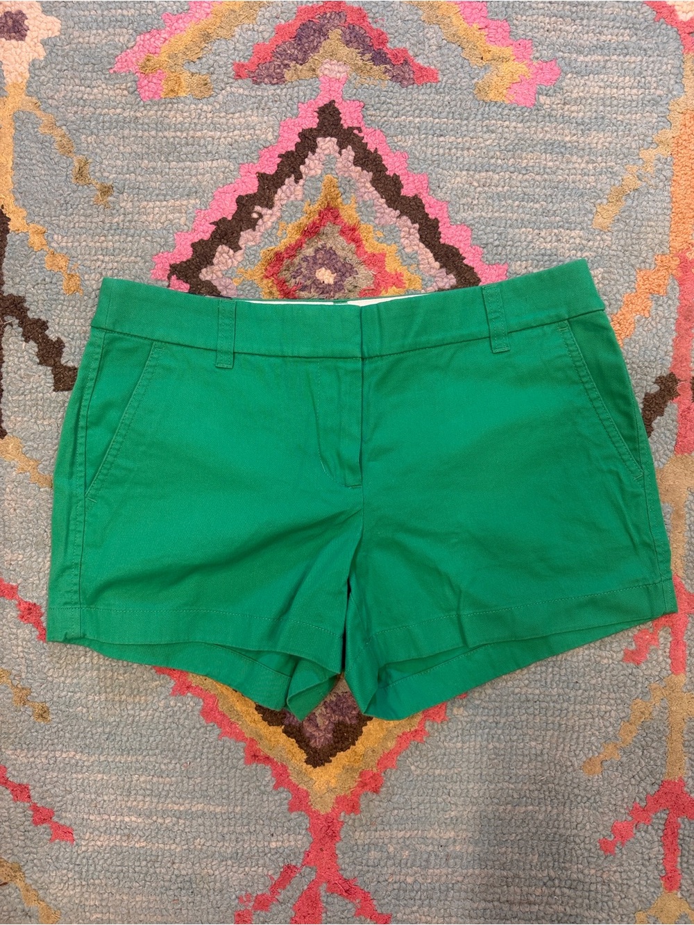 NWT J Crew- Size 6 Women’s Green Shorts - 3.5”